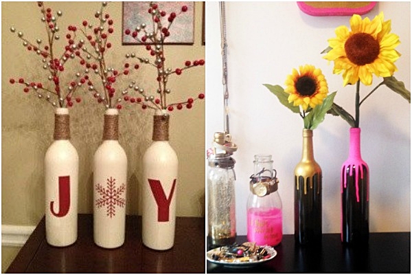 Pretvorite stare vinske flaše u prelijepe vaze za cvijeće (VIDEO)