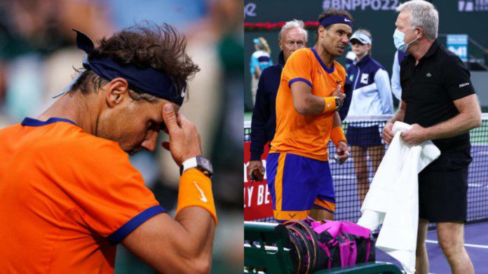 Trostruko pelcovani Rafael Nadal je predao meč zbog boli u prsima – ”Kao da je igla unutra”
