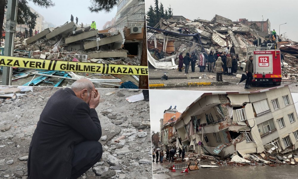 Više od 5.000 ljudi poginulo u zemljotresu u Turskoj i Siriji,  a preko 20.000 povrijeđenih!!!