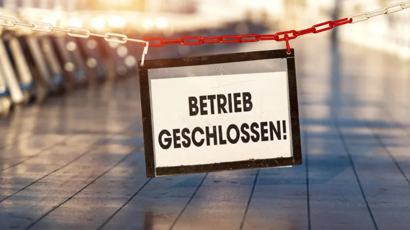 Insolvenzen: So verheerend sind die Zahlen der deutschen Wirtschaft