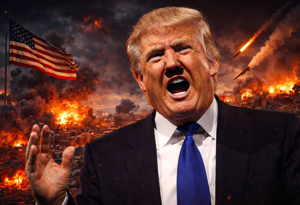 MANIAK Donald Trump droht mit Völkermord und der Zerstörung der gesamten Zivilisation!!!  VIDEO